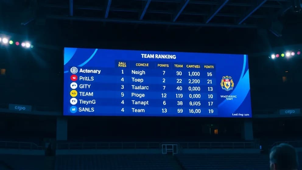 Boca Juniors poängställning denna säsong