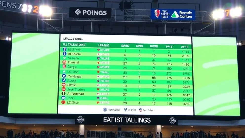 Norwich City FC poängställning denna säsong