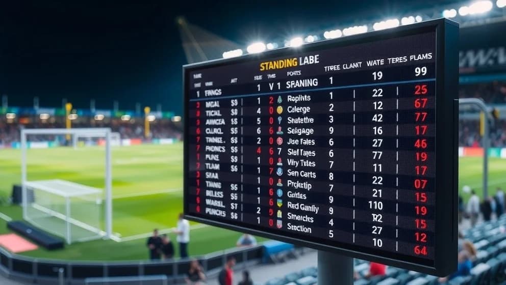 Poängställning i argentinska ligan nu