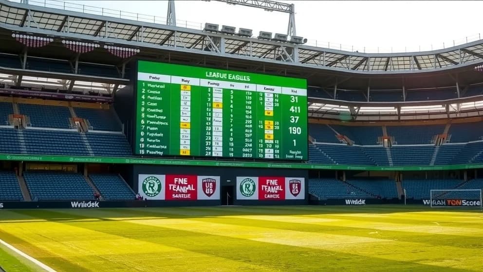 Poängställning i Rosenborg BK denna säsong